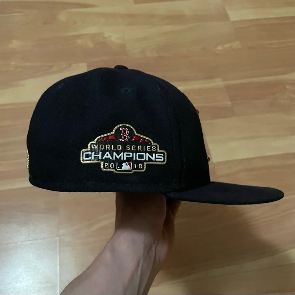 Boston Red Sox Boys Cap Hat MLB New Era 59Fifty Official On Field Size 52 Cm
